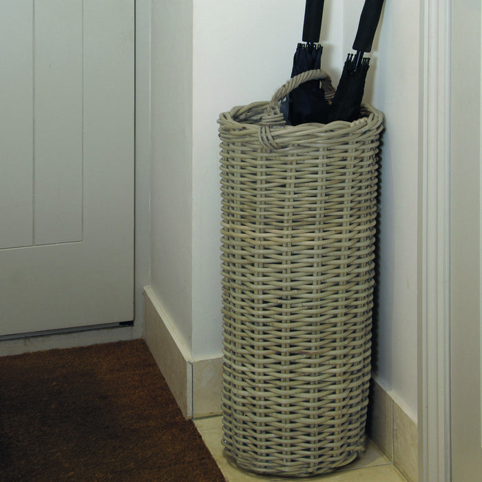Grey Kubu Umbrella Basket -Grey Kubu Umbrella Basket - Storage by Pacific available from Harley & Lola