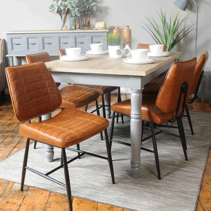 ManTeak Hoxton Vegan Leather Dining Chair (pair)