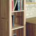 Mobel Oak Narrow Bookcase - - Living Room by Baumhaus available from Harley & Lola - 1