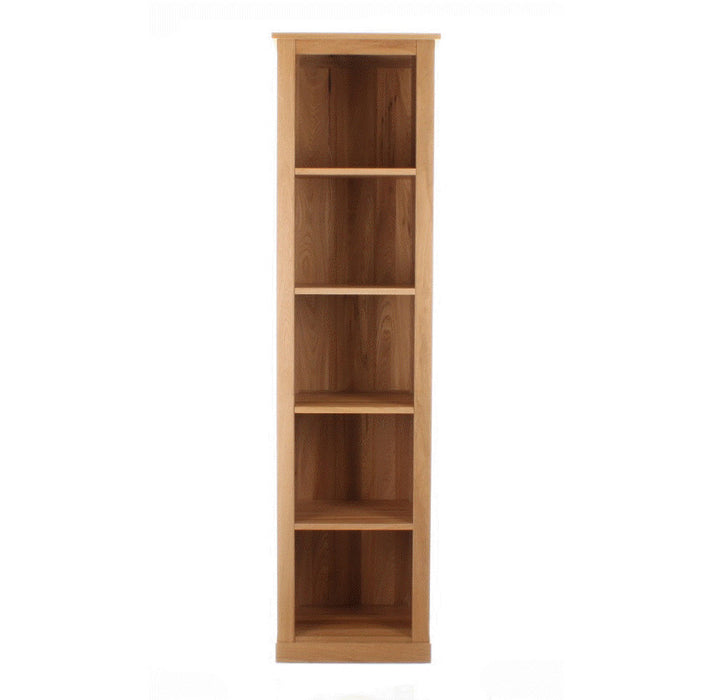 Mobel Oak Narrow Bookcase - - Living Room by Baumhaus available from Harley & Lola - 3