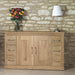 Mobel Oak Six Drawer Sideboard - - Living Room by Baumhaus available from Harley & Lola - 2