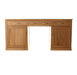 Mobel Oak Large Hidden Office Twin Pedestal Desk - - Living Room by Baumhaus available from Harley & Lola - 5
