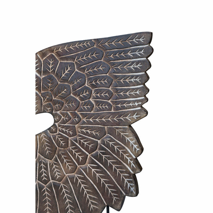 ManTeak Empire Carved Angel Wings - Set of 2