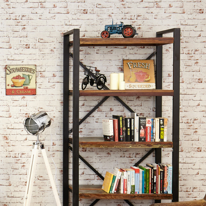 Urban Chic Large Open Bookcase - - Living Room by Baumhaus available from Harley & Lola - 3