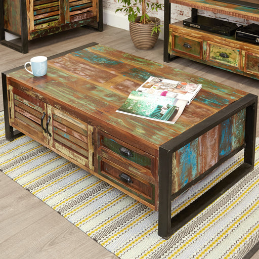 Urban Chic Four Drawer Large Coffee Table - - Living Room by Baumhaus available from Harley & Lola - 1