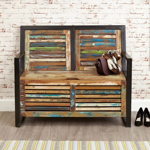 Urban Chic Storage Monks Bench - - Living Room by Baumhaus available from Harley & Lola - 2