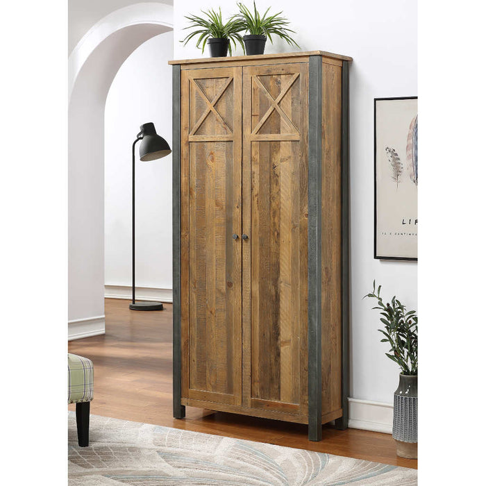 Baumhaus Urban Elegance Reclaimed Living Room Storage Cabinet