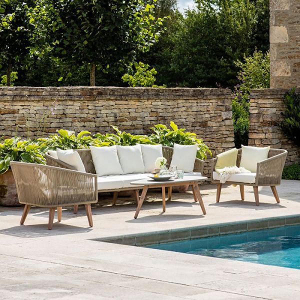 Garden Trading Colwell Sofa Set - PP Rope