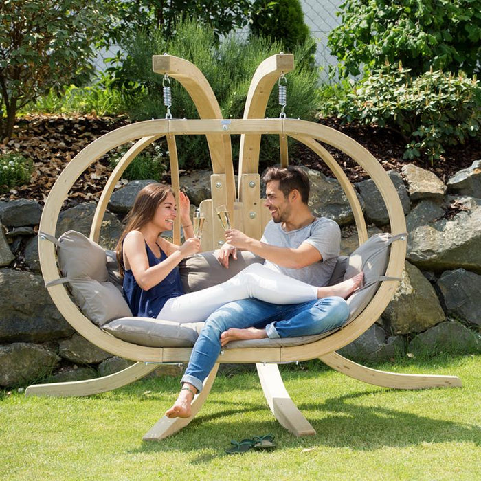 Globo Royal Double Seater Hanging Chair Set - Amazonas Online UK